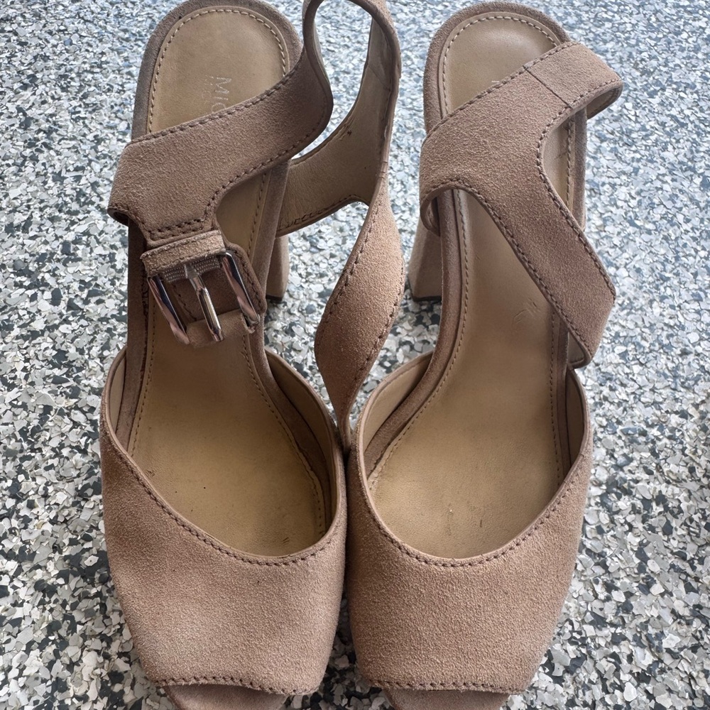 Michael Kors Tan Heeled Sandals